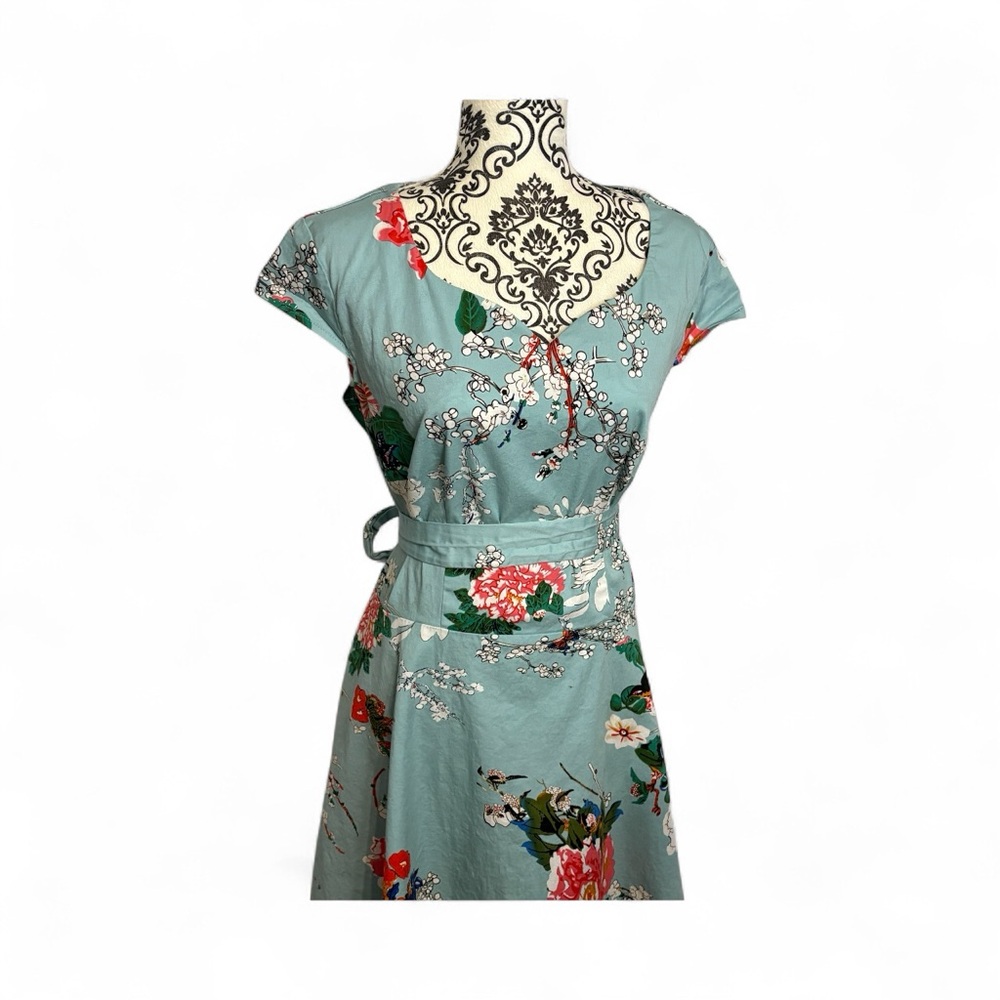 🌸 Vintage-Inspired Floral Midi Dress – Dress Tells (3XL) 🌸 - Picture 2 of 5